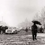 تهران، اصفهان، همدان و اراک زیر برف سنگین!/ بارش برف در آذر ۱۳۵۴ را ببینید