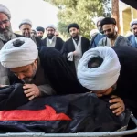 تصاویر؛ وداع با پیکر آیتالله سید محمد شاهچراغی در سمنان