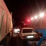 انحراف اتوبوس در محور کوار