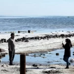 تصاویر؛ دریاچه ارومیه روی موج بارش‌ها بالا آمد