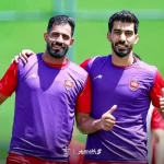 تصویر؛ ستاره پرسپولیس و همسرش در کنسرت آرمین زارعی