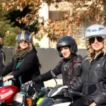 تصاویر؛ آموزش موتورسواری به زنان در تهران