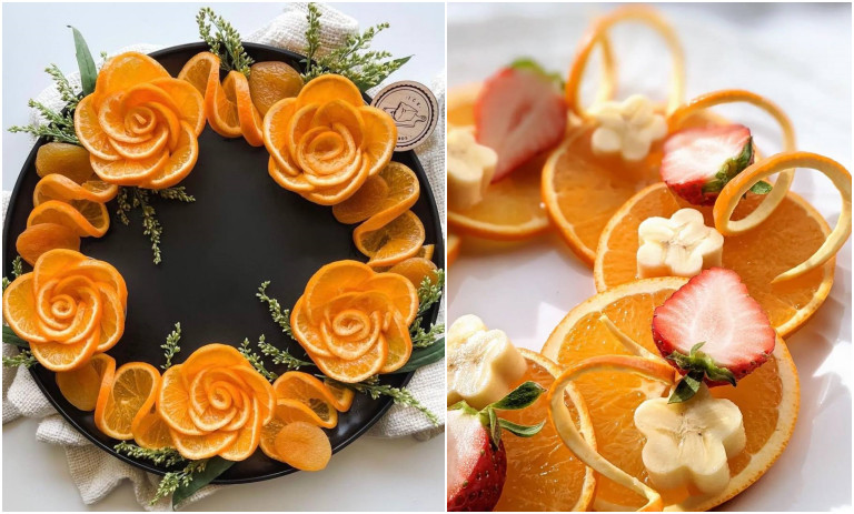 52 ایده خلاقانه و مجلسی تزیین پرتقال برای سفره شب یلدا ۱۴۰۴