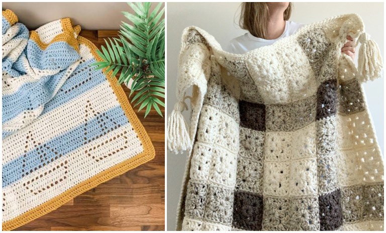 16 پتو قلاب‌بافی؛ برترین و محبوب‌ترین طرح‌های سال 1404