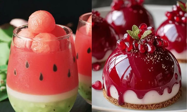 44 ایده خاص و جذاب برای تزیین ژله شب یلدا 1404