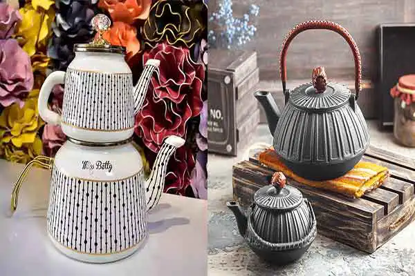 انواع مدل کتری قوری جدید + انواع کتری قوری جدید خاص و شیک لاکچری سال