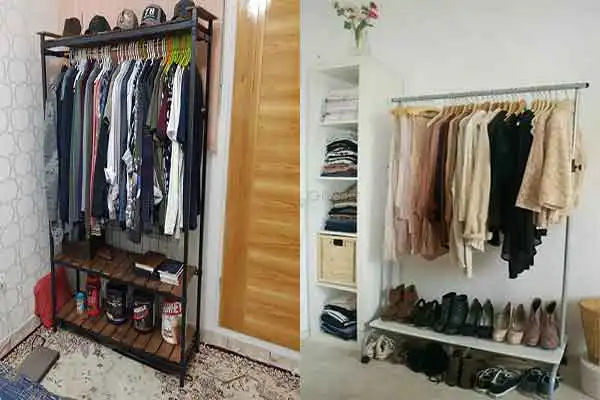 چیدمان اتاق بدون کمد دیواری + ایده های خوب و زیبا و فوق العاده برای چیدمان اتاق بدون کمد دیواری