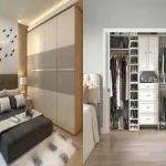 چیدمان اتاق خواب با کمد دیواری + طرح های خاص با ایده های شیک اتاق خواب با کمد دیواری