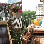 دیزاین بالکن کوچک + دیزاین و دکوراسیون خاص و زیبا و شیک بالکن کوچک