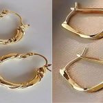 مدل گوشواره حلقه ای طلا+۱۵ مدل گوشواره حلقه ای طلا ظریف و شیک