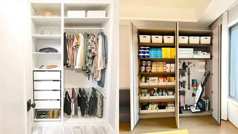 ایده چیدمان کمد دیواری اصولی و ساده + نکات طلایی برای منظم بودن