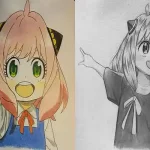 ایده نقاشی انیمه + طرح های ساده و فوق العاده جذاب و کیوت ایده نقاشی انیمه