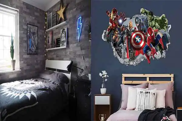 مدل کاغذ دیواری اتاق خواب پسرانه + فوق العاده ترین و شگفت انگیز ترین کاغذ دیواری اتاق خواب پسرانه