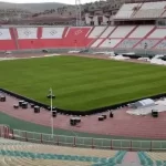 وضعیت چمن یادگار قبل از بازی تراکتور مقابل پرسپولیس