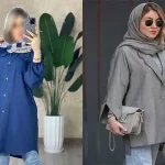 مدل مانتو ابروبادی جلو بسته + طرح های کوتاه و بلند مانتو ابروبادی جلو بسته دخترانه و زنانه ساده