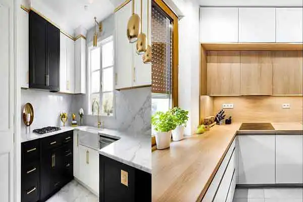 مدل آشپزخانه ام دی اف + از سادگی ملامینه تا درخشش های‌گلس در قلب آشپزخانه شما