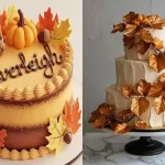 مدل کیک پاییزی + انواع کیک پاییزی جذاب و جدید فانتزی شیک