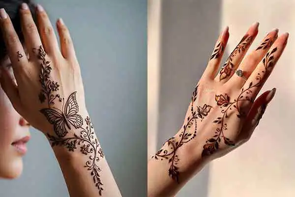 مدل حنا دخترانه + ایده های خاص و زیبا و شگفت انگیز حنا دخترانه