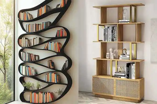 مدل کتابخانه اتاق + طرح های شیک و جذاب کوچک و بزرگ کتابخانه اتاق