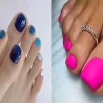 مدل لاک برای پا + طرح و رنگ های ساده و فانتزی و شیک لاک برای پا