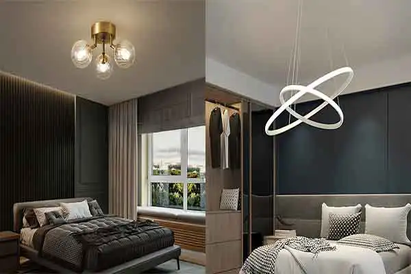 مدل لوستر اتاق خواب اسپرت + طرح های مینیمال و بزرگ فانتزی لوستر اتاق خواب اسپرت