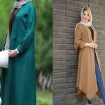 مدل مانتو ابروبادی بلند جدید + زیبا و ساده ترین مانتو ابروبادی بلند جدید با دکمه و بدون دکمه