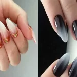 مدل ناخن امبره روسی + طرح های دخترانه و زنانه ناخن آمبره روسی ترند و فانتزی