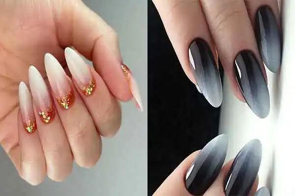 مدل ناخن امبره روسی + طرح های دخترانه و زنانه ناخن آمبره روسی ترند و فانتزی