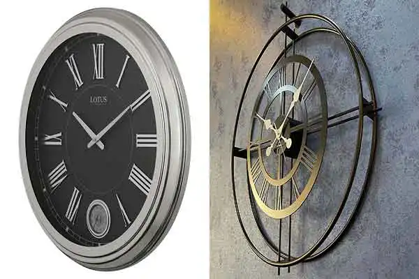 مدل ساعت دیواری استیل + طرح های ساده و شیک بروز ساعت دیواری استیل