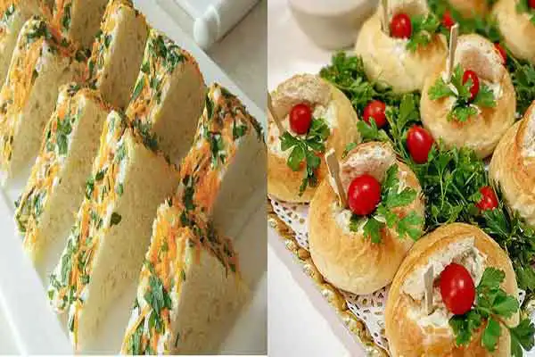 مدل سالاد الویه با نون تست + ایده و دیزاین های جذاب و زیبا سالاد اولویه با نون توست