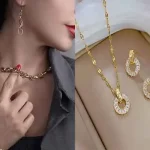 مدل سرویس طلا ارزان قیمت + طرح های لاکچری و اصیل خانومانه سرویس طلا ارزان قیمت