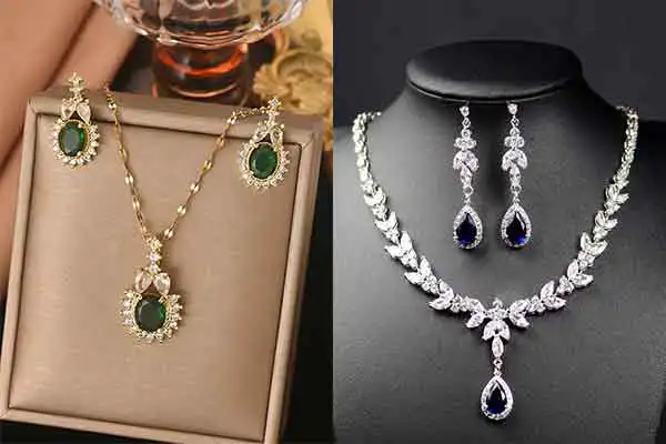 مدل سرویس طلا اشکی + مدرن و شگفت انگیز ترین سرویس طلا اشکی بروز