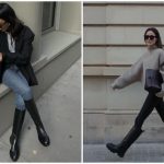 35 استایل کاربردی و مدرن با بوت بلند مشکی برای زمستان 1404