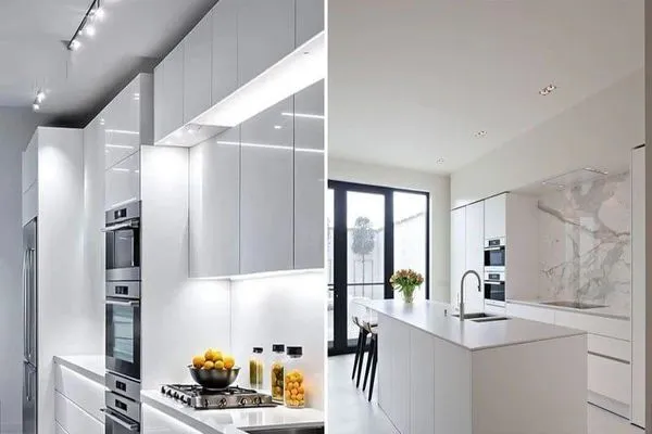 بهترین مدل کابینت ام‌دی‌اف سفید + استایل لوکس بهترین مدل کابینت ام‌دی‌اف سفید