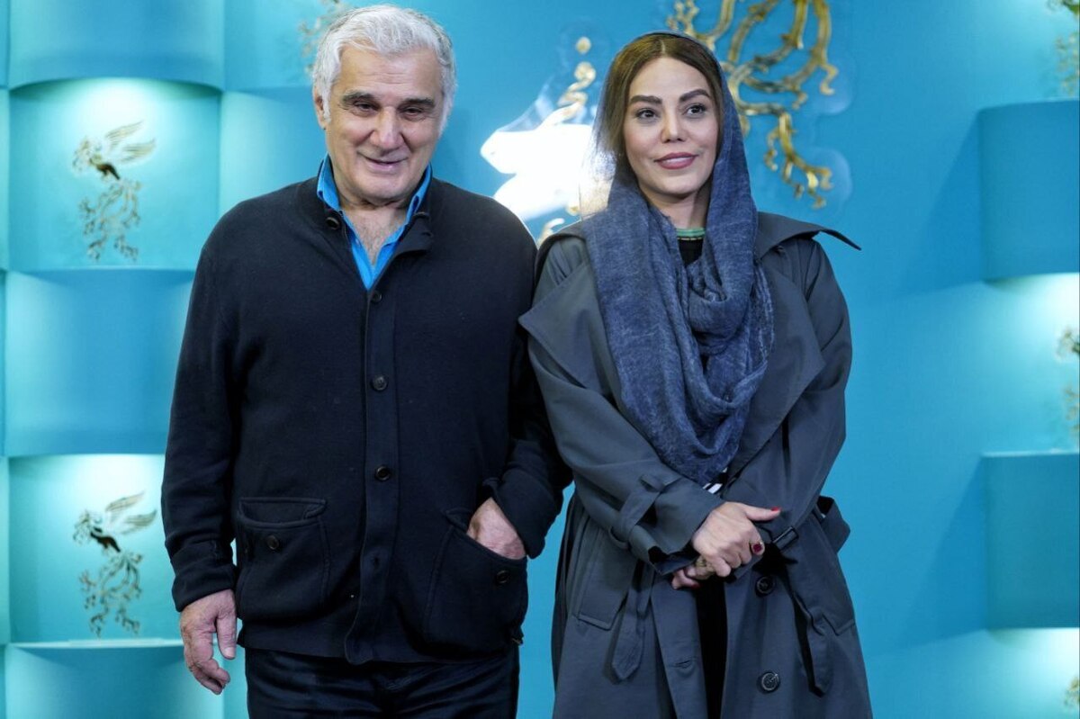  استایل اروپایی مهدی هاشمی و همسر جوانش در یک مراسم+ عکس