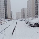 بارش اولین برف پاییزی در پردیس+ فیلم