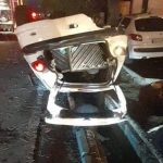 تصادف زنجیره‌ای در بزرگراه باقری به دنبال واژگونی پژو ۲۰۶ + تصاویر