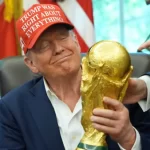 حضور دونالد ترامپ و اینفانتینو در مراسم قرعه‌کشی جام جهانی ۲۰۲۶+ عکس