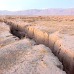 عمیق‌ترین شکاف فرونشست کشور در نیشابور+ فیلم