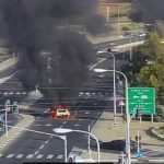 لحظه زخمی‌شدن رئیس موساد در حمله حماس/ فرار وی توسط یک خودروی نظامی + فیلم