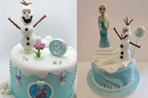 مدل کیک السا و آنا+15 مدل کیک السا و آنا خوش‌رنگ و اشتهابرانگیز