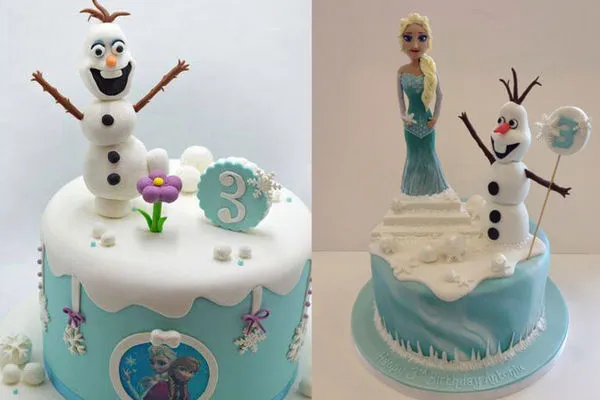 مدل کیک السا و آنا+15 مدل کیک السا و آنا خوش‌رنگ و اشتهابرانگیز