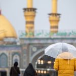 هوای بین‌الحرمین بارانی شد+ فیلم